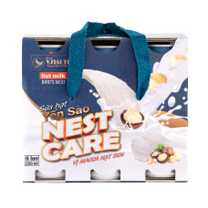 SET 6 LON SỮA HẠT YẾN SÀO VỊ MACCA HẠT SEN - NESTCARE 250ML