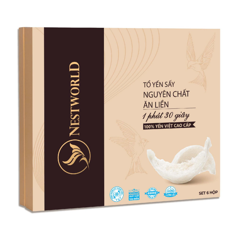 Tổ Yến Sấy Nguyên Chất Ăn Liền NESTWORLD
