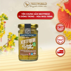 YẾN CHƯNG SẴN NESTFRESH VỊ ĐÔNG TRÙNG HẠ THẢO – HOA NHÀI