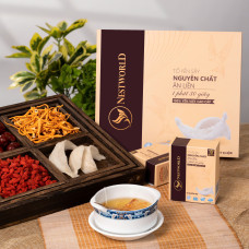 [Mới] - Tổ Yến Sấy Nguyên Chất Ăn Liền Nestworld vị Hoa Hồng Saffron