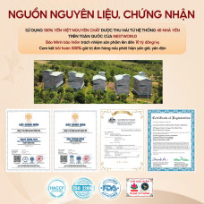 [Mới] - Tổ Yến Sấy Nguyên Chất Ăn Liền Nestworld vị Hoa Hồng Saffron