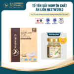 [Mới] - Tổ Yến Sấy Nguyên Chất Ăn Liền Nestworld vị Đông Trùng Hạ Thảo Quế Hoa
