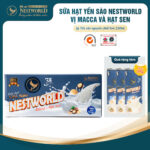 [Thùng 24 Lon] - Sữa Hạt Yến Sào Nestworld Macca Và Hạt Sen