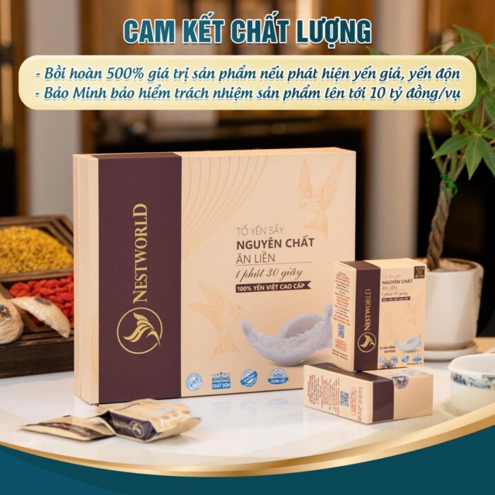 Tổ Yến Sấy Nguyên Chất Ăn Liền Nestworld vị Nguyên Bản - Ảnh 12