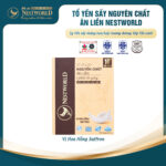 Tổ Yến Sấy Nguyên Chất Ăn Liền Nestworld vị Hoa Hồng Saffron