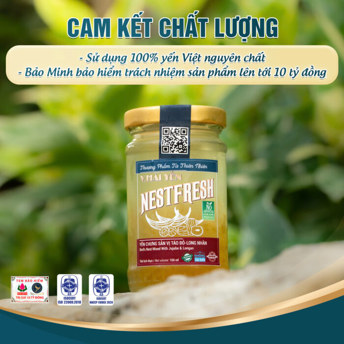 Yến Chưng Sẵn NestFresh Vị Táo Đỏ - Long Nhãn - Ảnh 9