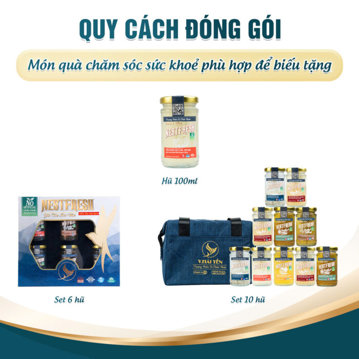 [10 Tặng 2] Combo 10 Hũ Yến Tươi Chưng Sẵn NestFresh 100ml - Ảnh 6