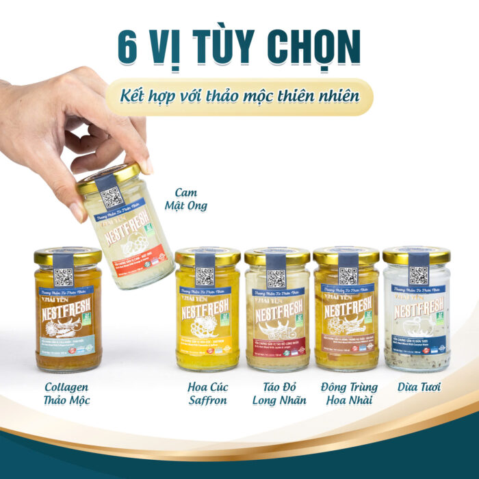 [6 Tặng 1] Combo 6 Hũ Yến Tươi Chưng Sẵn NestFresh 100ml - Ảnh 2
