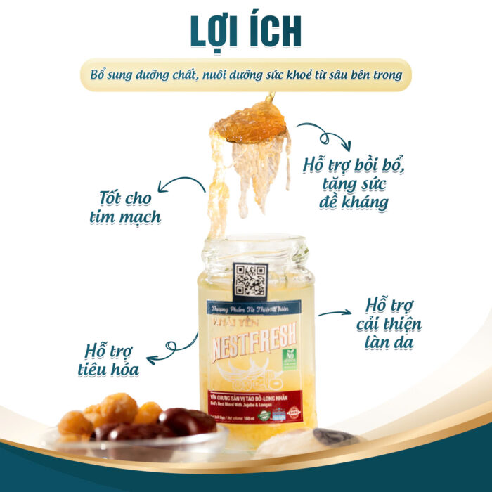 [6 Tặng 1] Combo 6 Hũ Yến Tươi Chưng Sẵn NestFresh 100ml - Ảnh 4