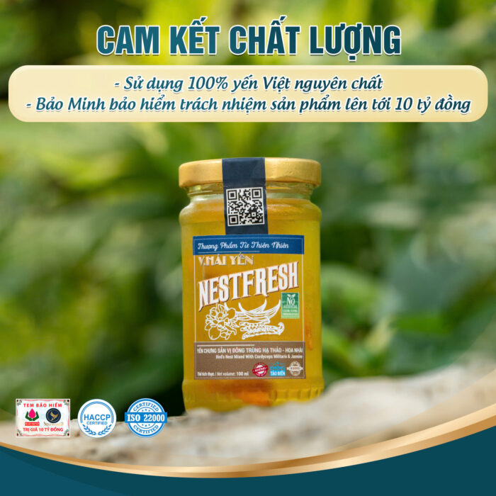 Yến Chưng Sẵn NestFresh Vị Đông Trùng Hạ Thảo - Hoa Nhài - Ảnh 8