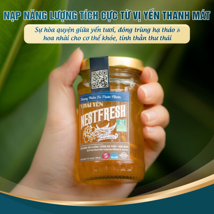 Yến Chưng Sẵn NestFresh Vị Đông Trùng Hạ Thảo - Hoa Nhài - Ảnh 9