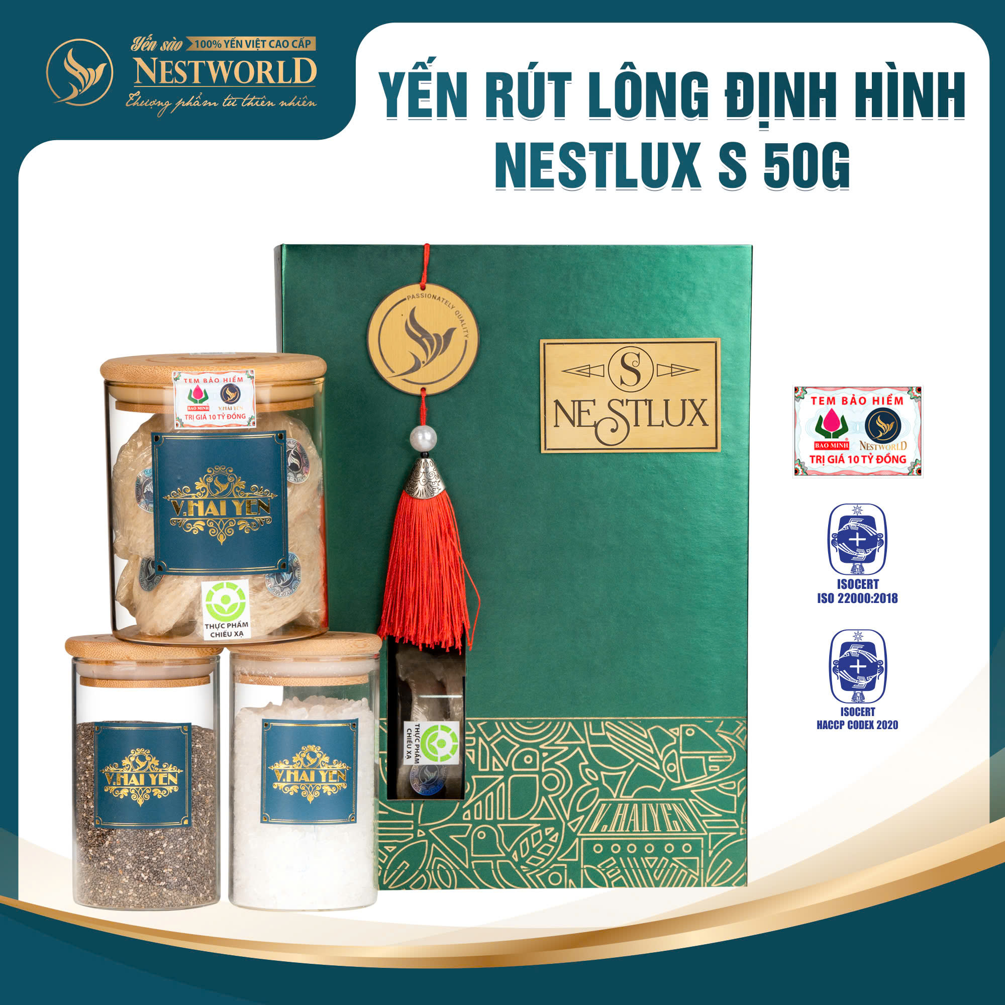 z7280823826026_d0d425f04e57c4565cdf3e19b3e21af9 Tổ Yến Rút Lông Định Hình NestLux S 50g - Ảnh 1