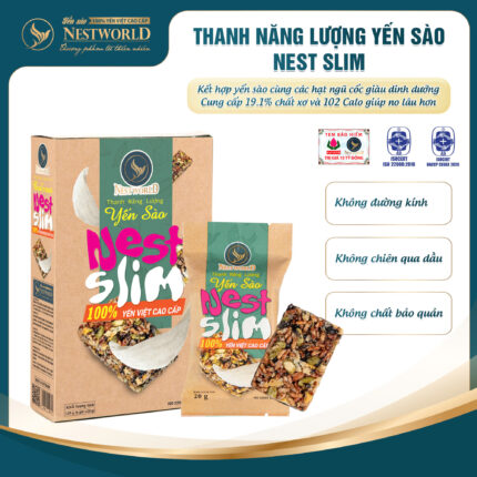 [COMBO 3 HỘP] - Thanh Năng Lượng Yến Sào - Nest Slim