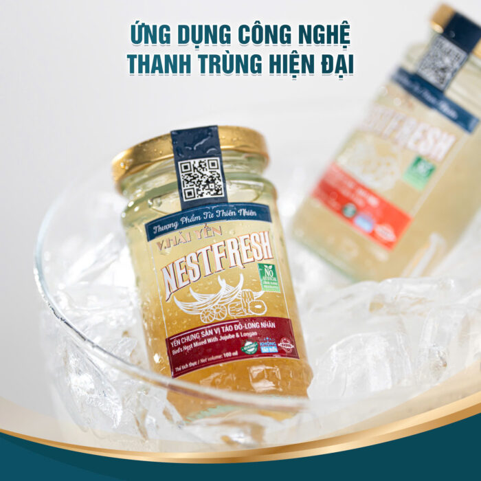 Yến Chưng Sẵn NestFresh Vị Táo Đỏ - Long Nhãn - Ảnh 3