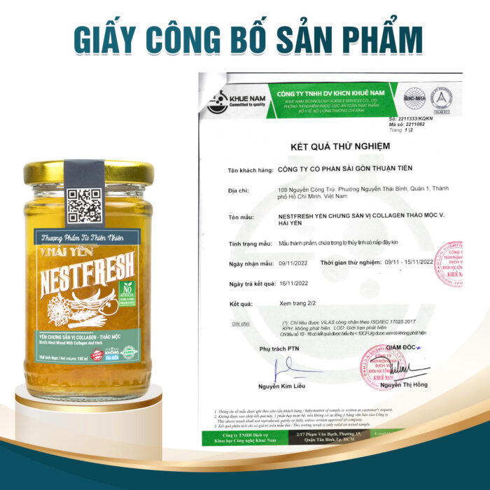 Yến Chưng Sẵn Vị Collagen - Thảo Mộc - Ảnh 6