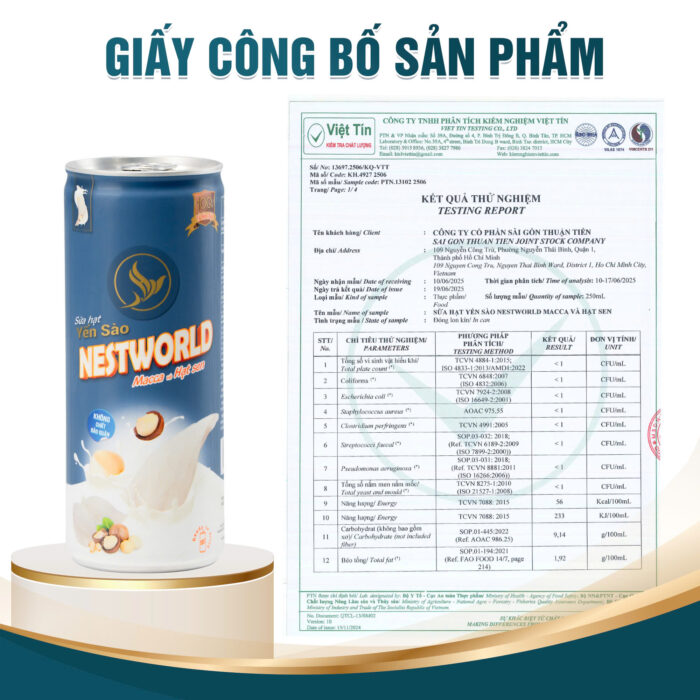[Combo 2 Thùng] - Sữa Hạt Yến Sào Nestworld Macca Và Hạt Sen - Ảnh 8