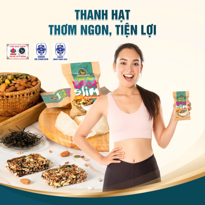 [MUA 5 TẶNG 1] - Hộp 6 Thanh Năng Lượng Yến Sào - Nest Slim - Ảnh 7