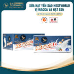 [Combo 2 Thùng] - Sữa Hạt Yến Sào Nestworld Macca Và Hạt Sen
