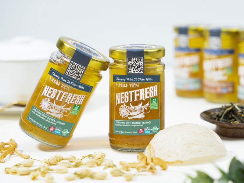 Nest Fresh Vị Đông Trùng Hạ Thảo - Hoa Nhài