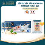 [PRE-ODER - THÙNG 24 LON] - Sữa Hạt Yến Sào Nestworld Macca Và Hạt Sen
