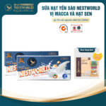 [Combo 2 Thùng] - Sữa Hạt Yến Sào Nestworld Macca Và Hạt Sen