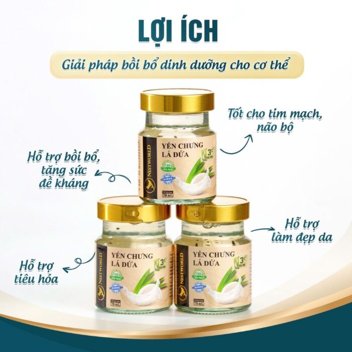[Set 6] - Yến Chưng Lá Dứa Nestworld - Ảnh 4