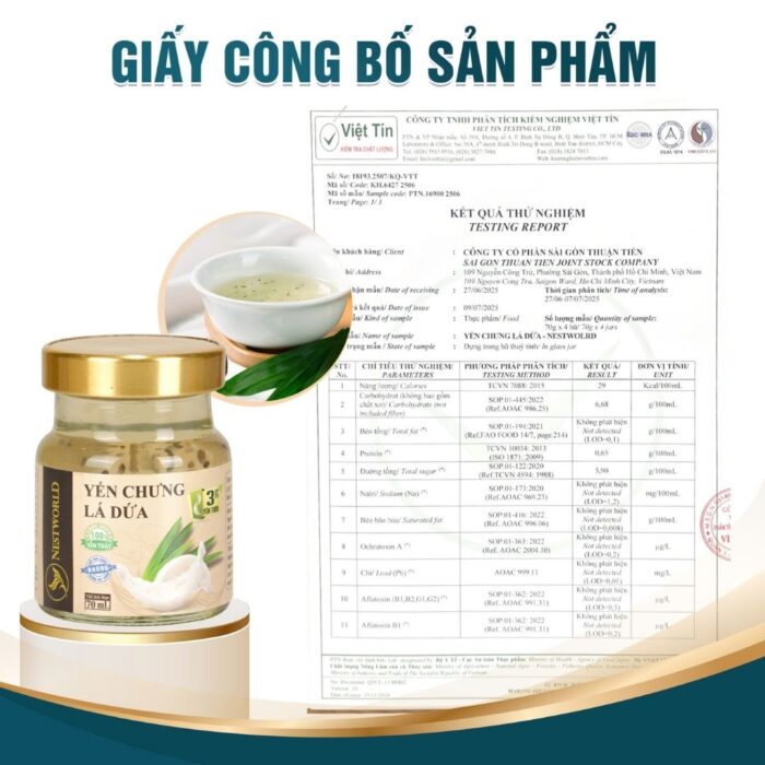 [Set 6] - Yến Chưng Lá Dứa Nestworld - Ảnh 7
