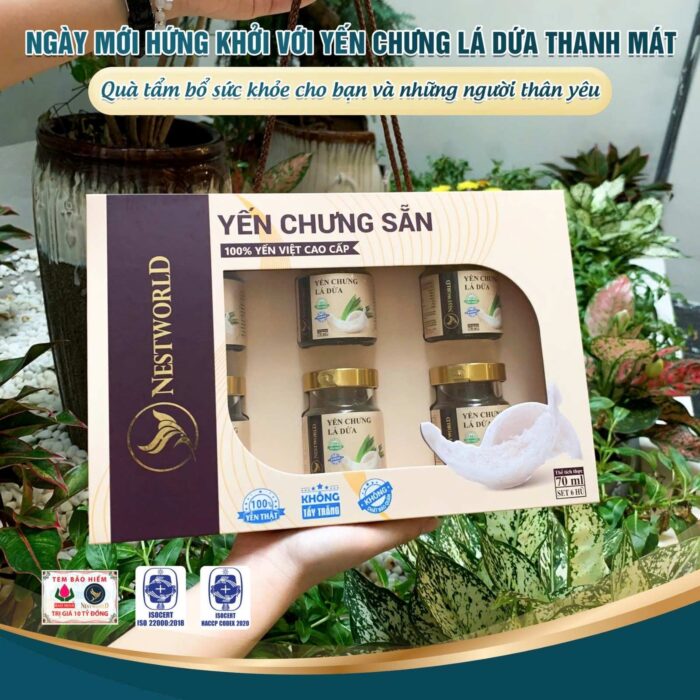 [Mới] - Set 6 Hũ Yến Chưng Lá Dứa Nestworld - Ảnh 10