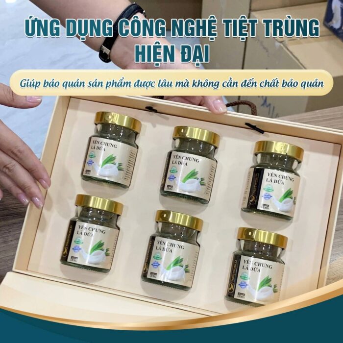 [Mới] - Set 6 Hũ Yến Chưng Lá Dứa Nestworld - Ảnh 3