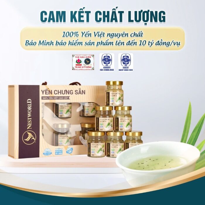 [Set 6] - Yến Chưng Lá Dứa Nestworld - Ảnh 9