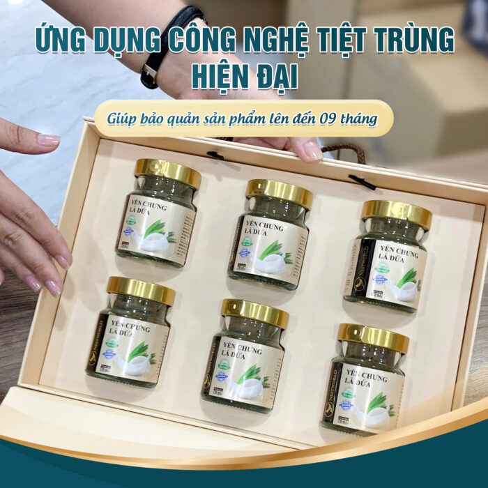 [Mới] - Set 6 Hũ Yến Chưng Lá Dứa Nestworld - Ảnh 3