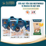 [Combo 12 Lon] - Sữa Hạt Yến Sào Nestworld Macca Và Hạt Sen