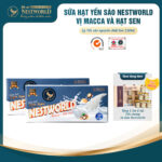 [Combo 2 Thùng] - Sữa Hạt Yến Sào Nestworld Macca Và Hạt Sen