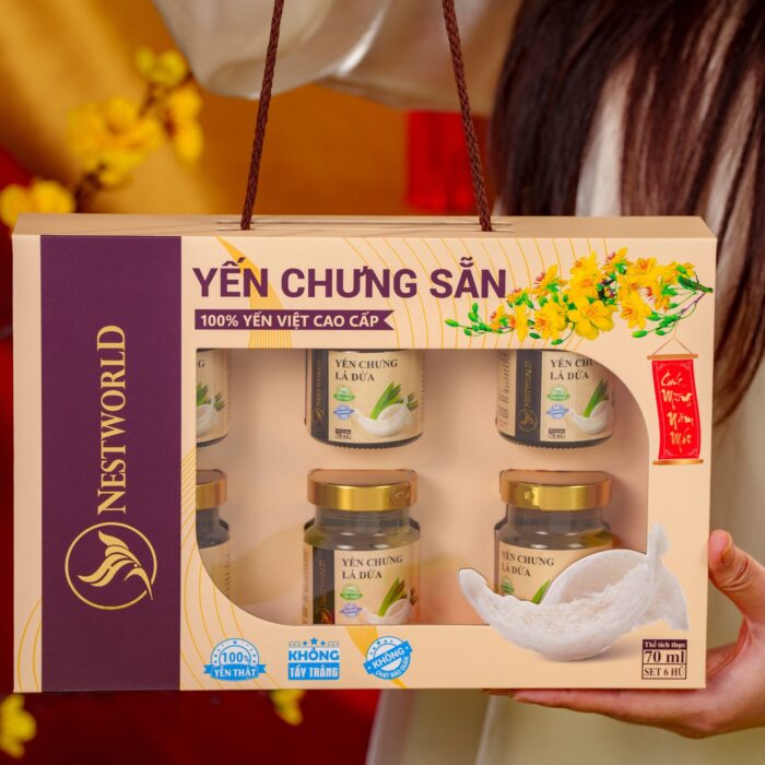 [Phiên bản 2026] - Set 6 Hũ Yến Chưng Lá Dứa Nestworld - Ảnh 4