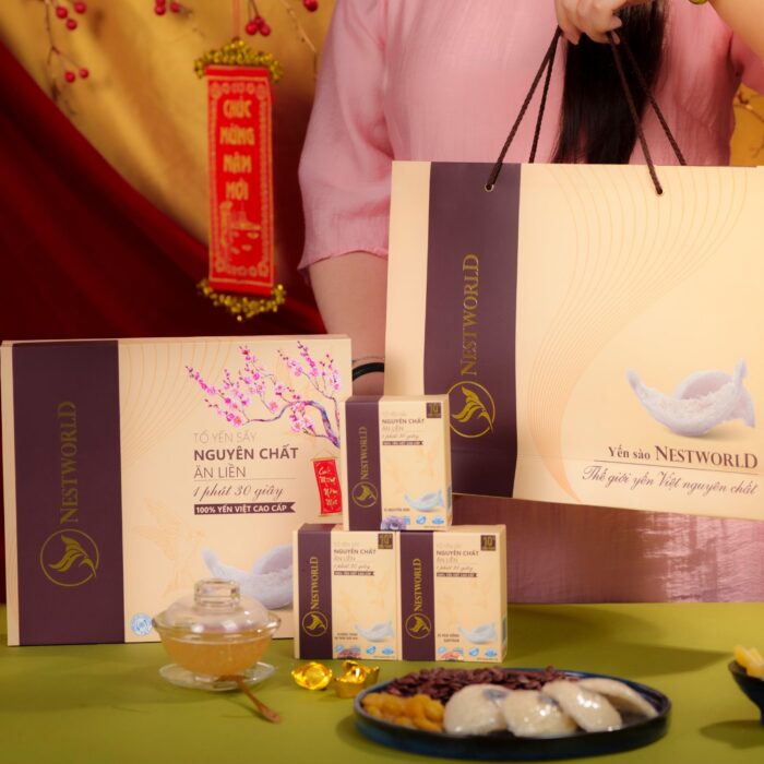 [Phiên bản 2026] - Set 6 Hộp Tổ Yến Sấy Nguyên Chất Ăn Liền Nestworld - Ảnh 2