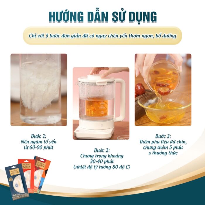 [Combo 5 Tặng 1] - Bao lì xì tổ yến tinh chế Nestlux R 5g - Ảnh 5