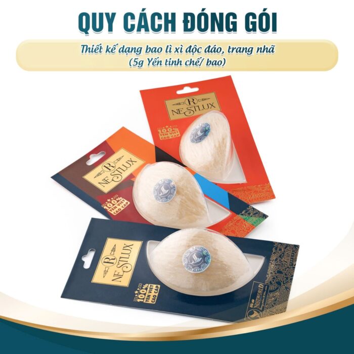 [Combo 5 Tặng 1] - Bao lì xì tổ yến tinh chế Nestlux R 5g - Ảnh 8