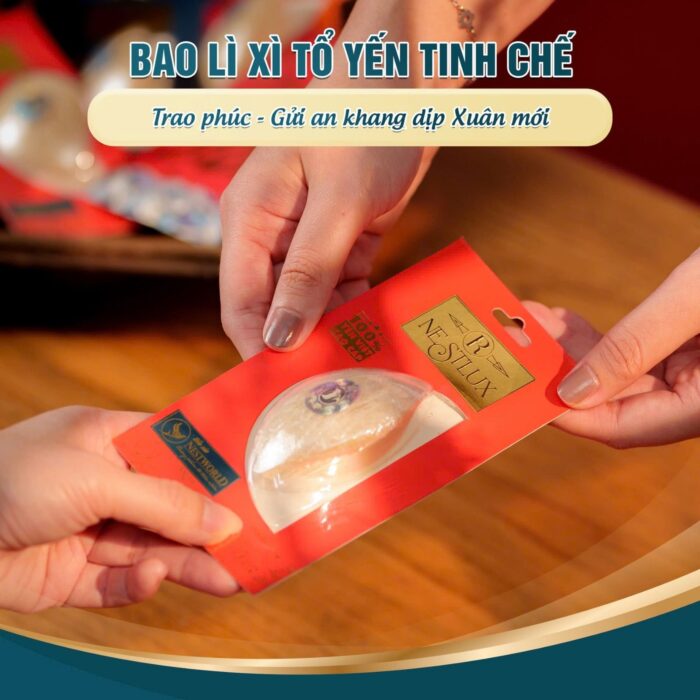[Combo 5 Tặng 1] - Bao lì xì tổ yến tinh chế Nestlux R 5g - Ảnh 11