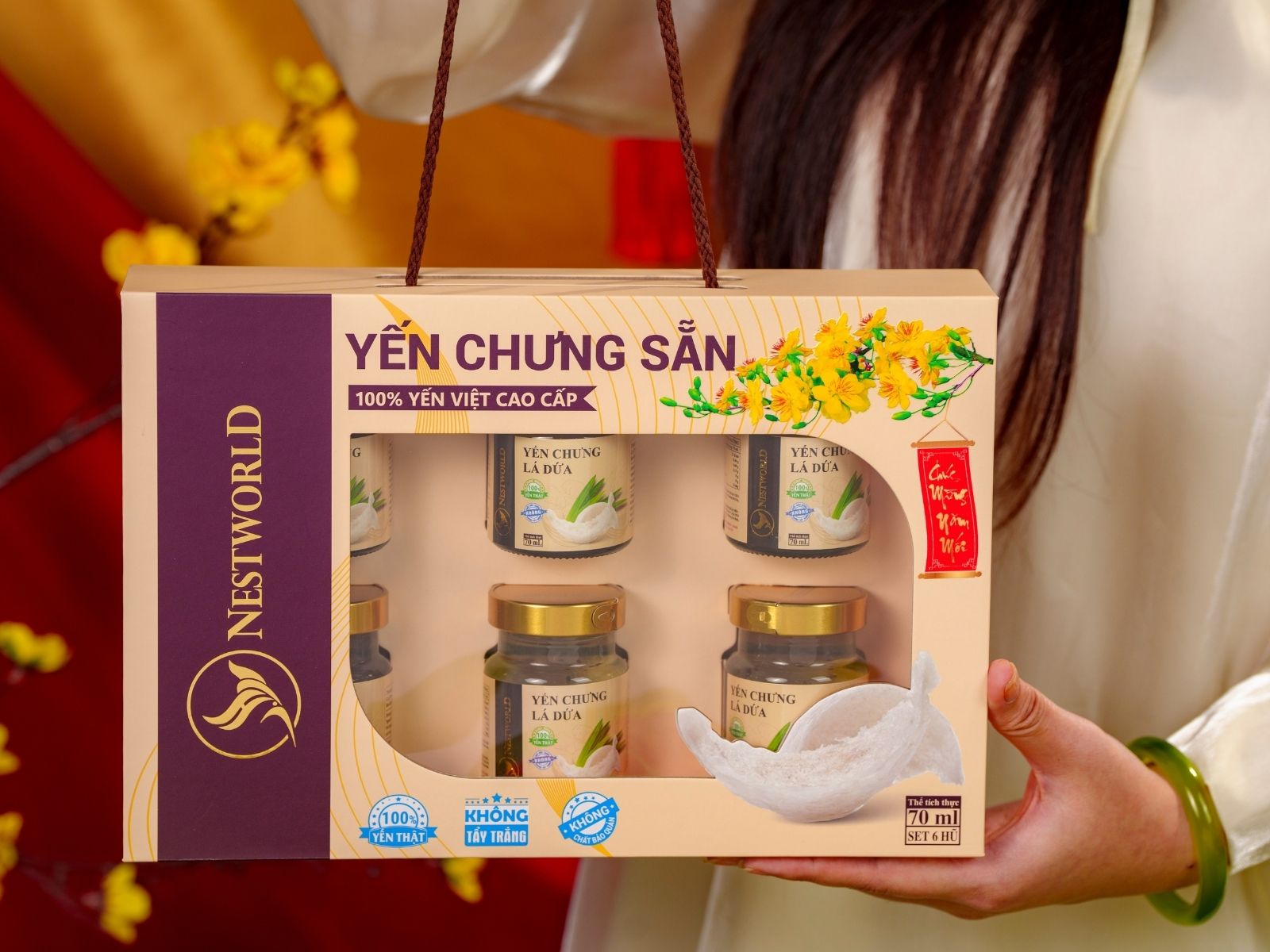 Set quà tết yến sào 2026 được nhiều khách hàng chọn mua làm quà biếu sức khỏe