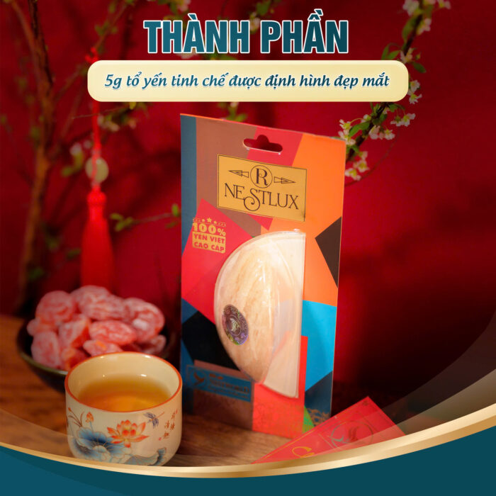 [Combo 10 Tặng 3] - Nestlux R - Tai yến tinh chế 5g - Ảnh 2