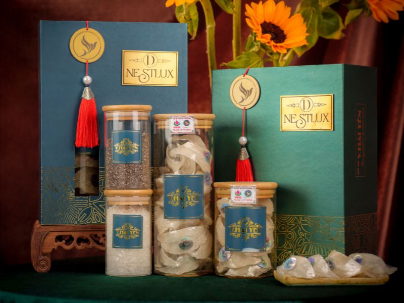 mua yến về chưng