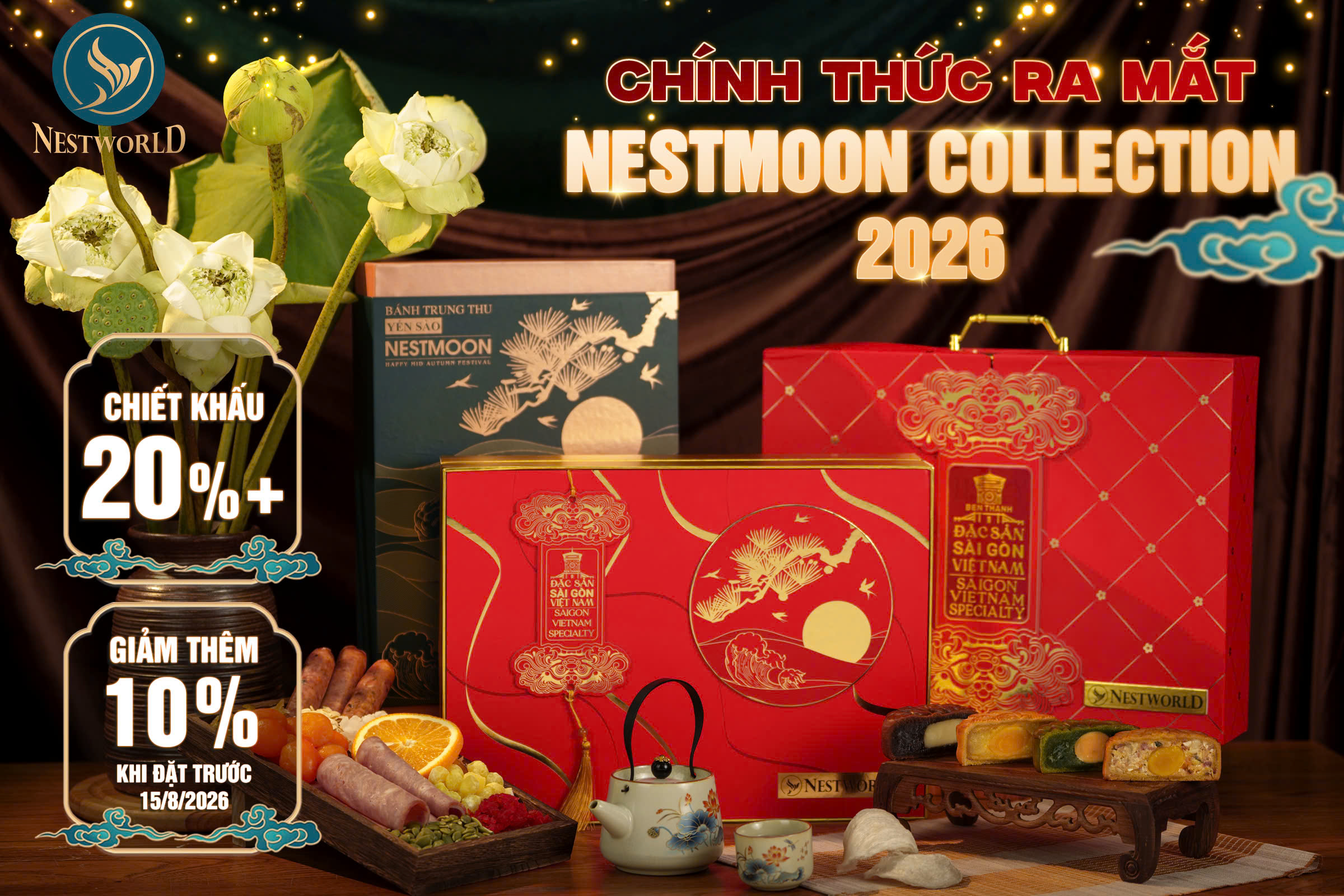 Ưu đãi khi mua set bánh trung thu Nestmoon Collection 2026