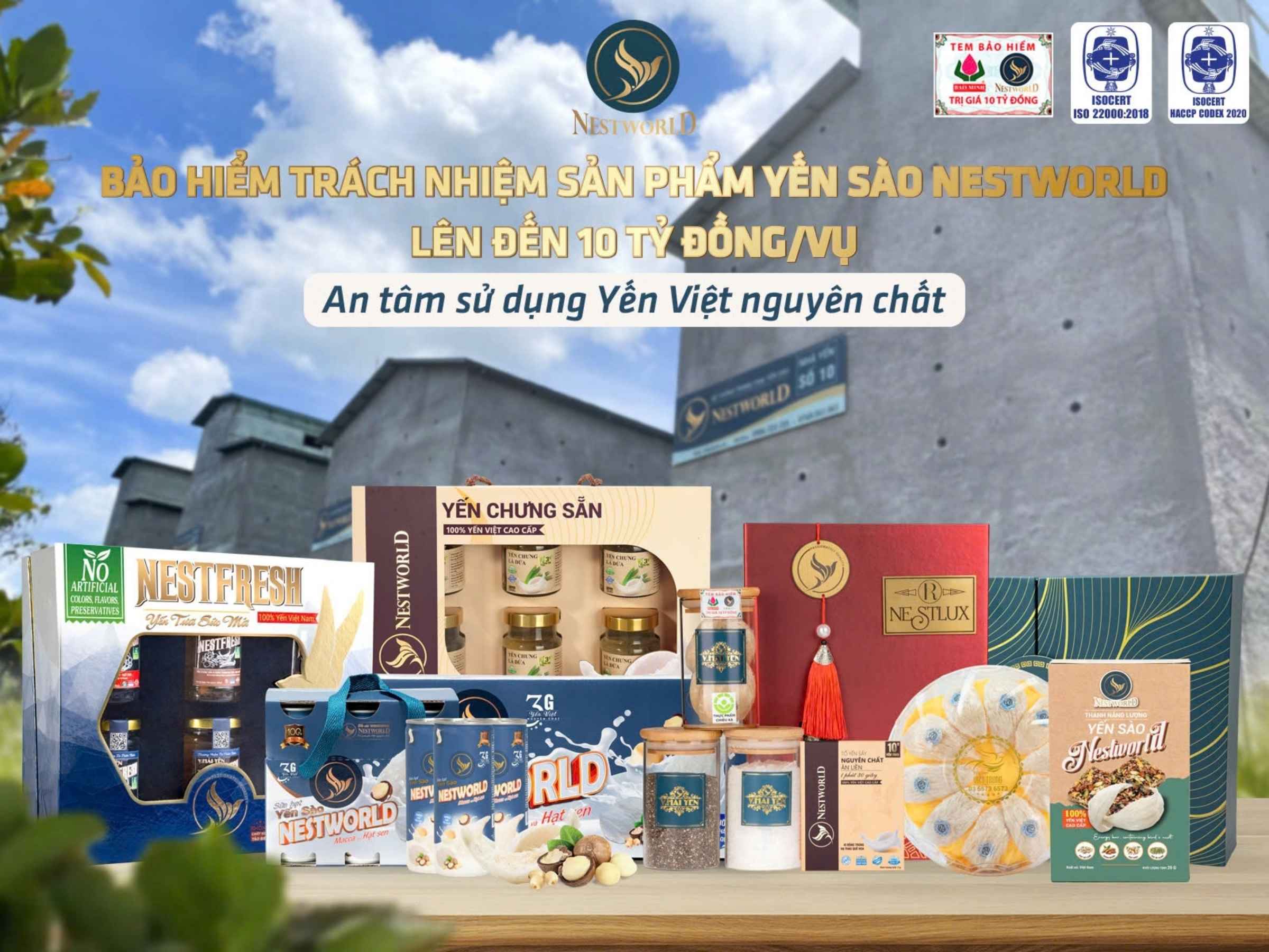 Yến sào Nestworld - Thương hiệu yến sào với 14+ năm kinh nghiệm