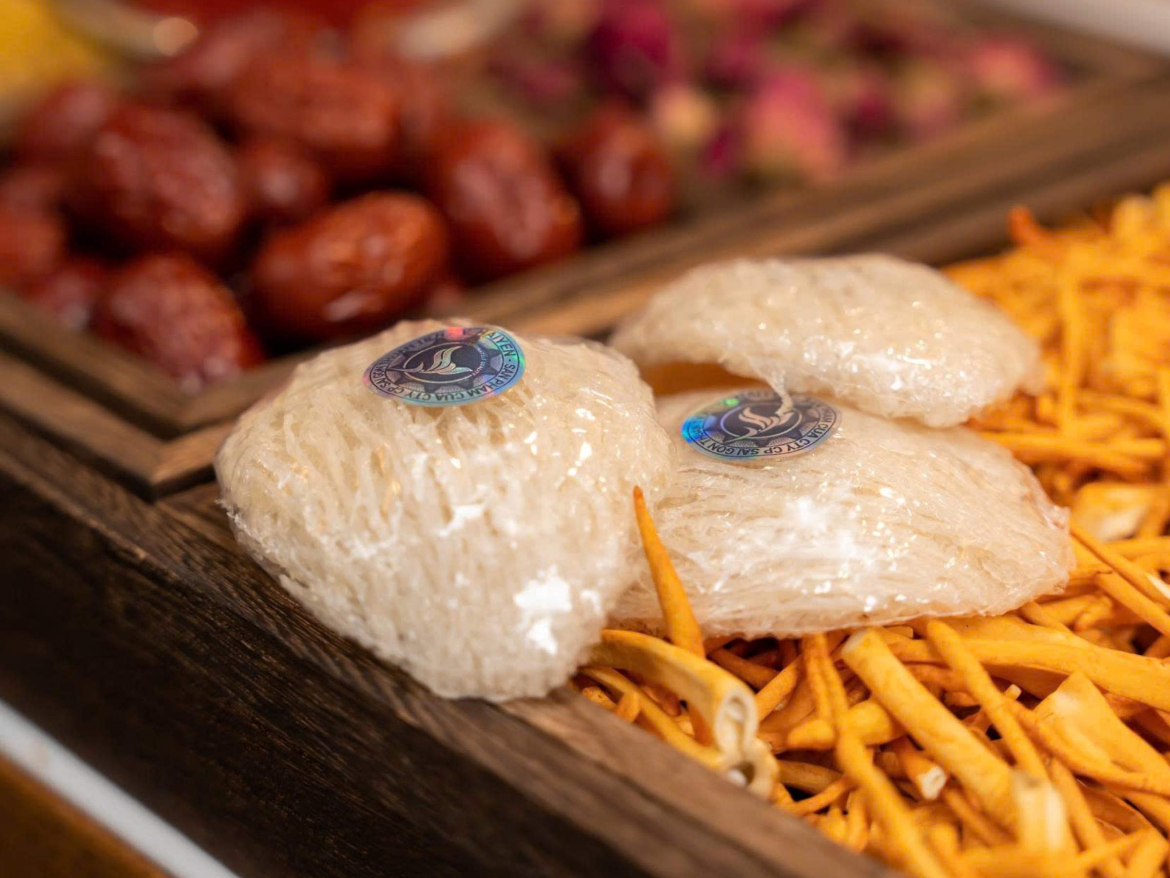 Yến sào tinh chế dạng tổ (loại phổ biến nhất)